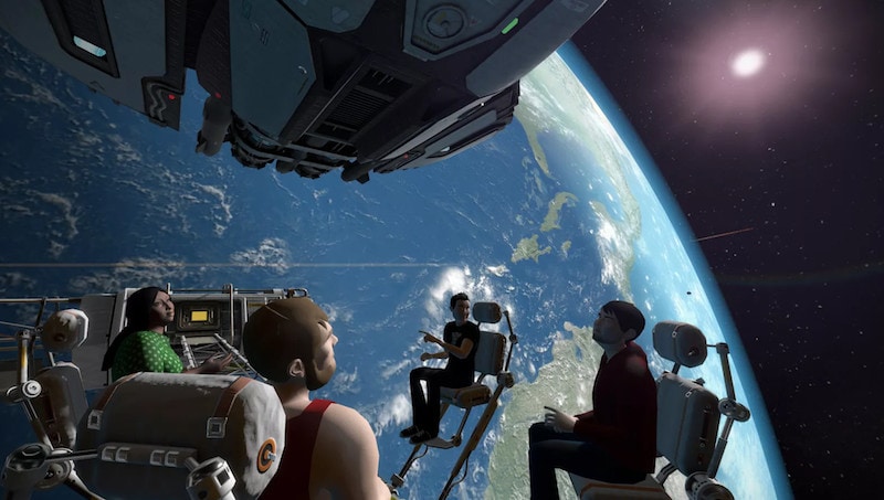dating in space through virtual reality