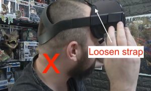 how not to strap your Oculus Quest