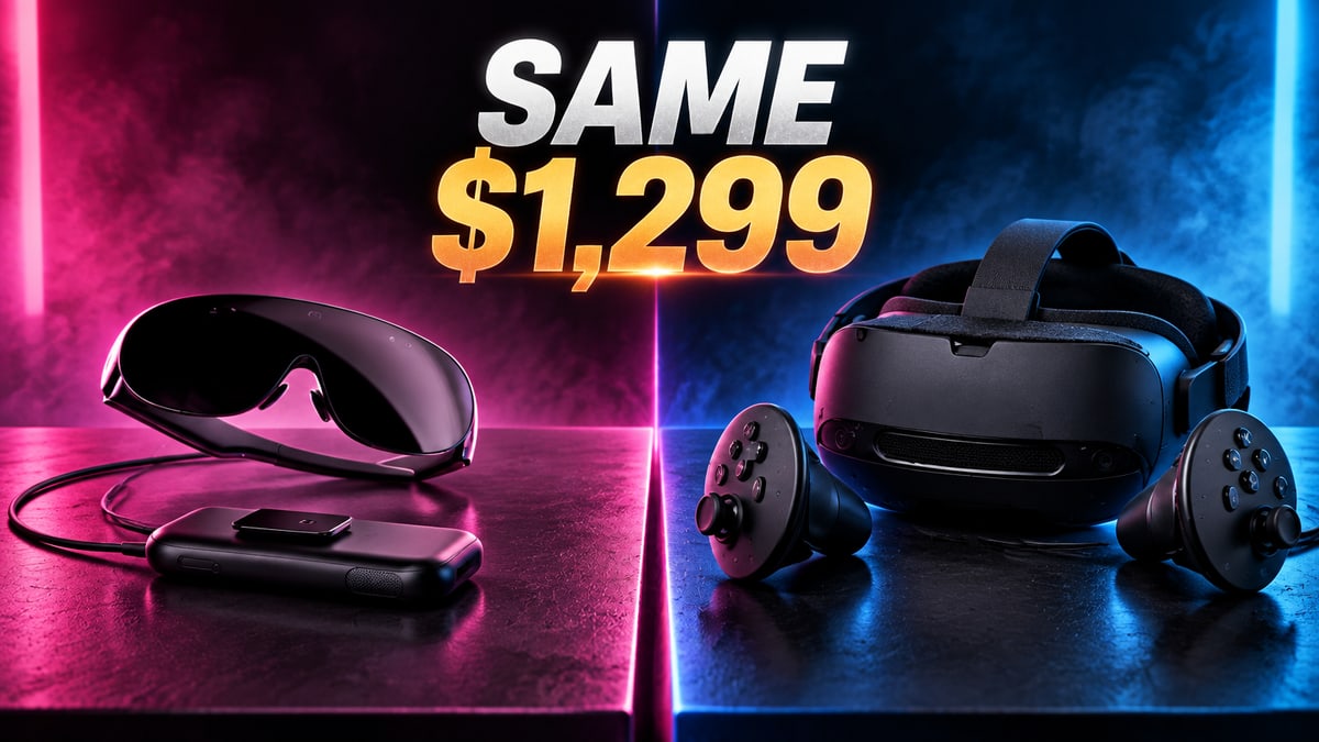 Same $1,299, Opposite Bets: Meta VR Glasses vs. Steam Frame, Spec for Spec