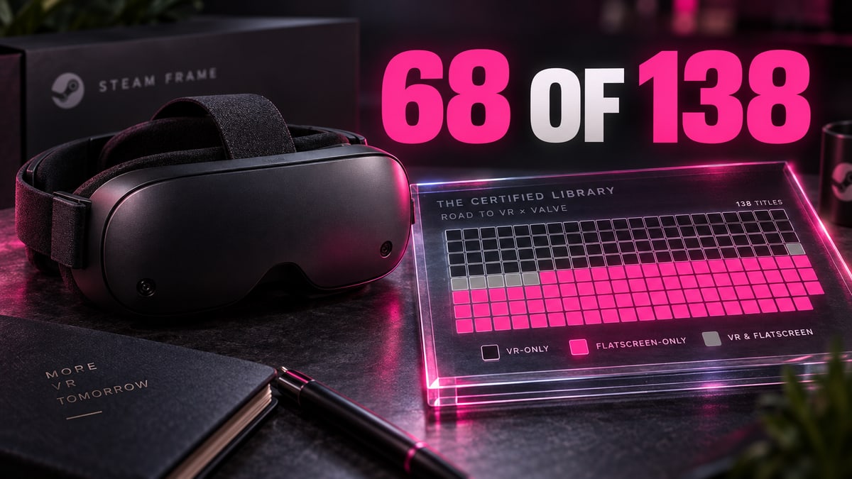 Only 68 of Steam Frame&rsquo;s 138 &lsquo;Great on Frame&rsquo; Launch Games Are VR
